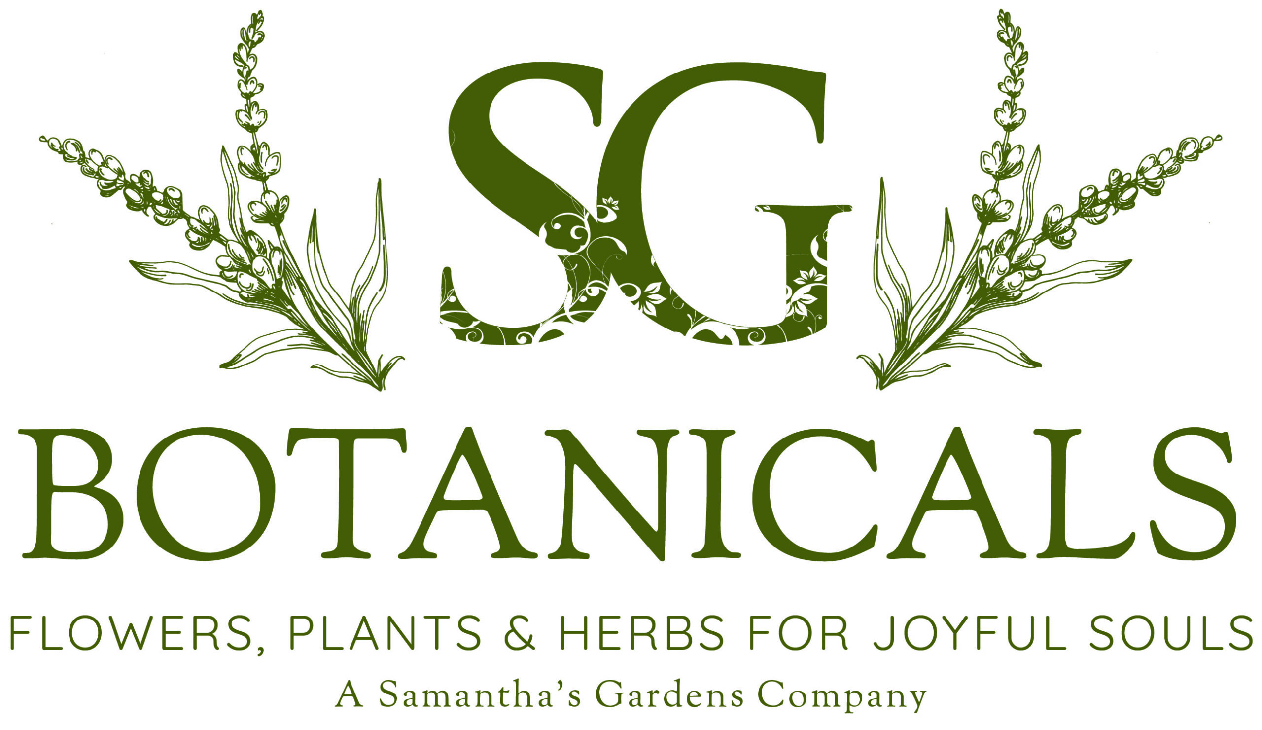 SG Botanicals Logos_SG Botanicals Tagline & Samantha_s Gardens Company